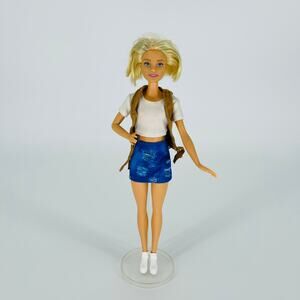 Mattel Barbie Careers Baby Doctor Doll DVG10 Cut Hair in Well Played Condition